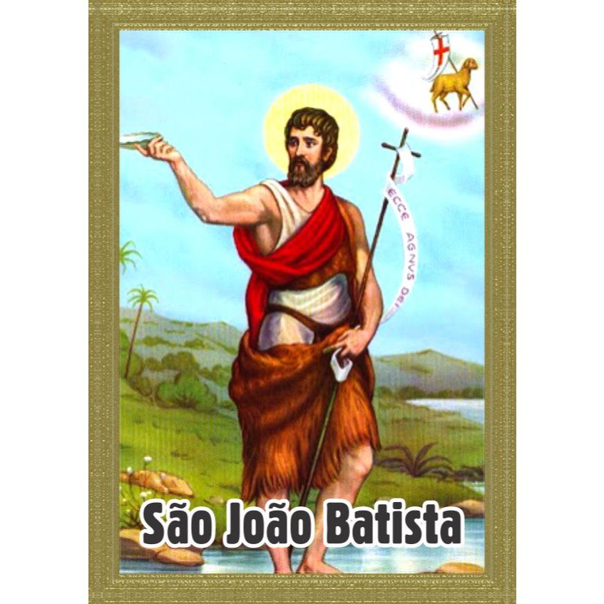 Santinho São João Batista
