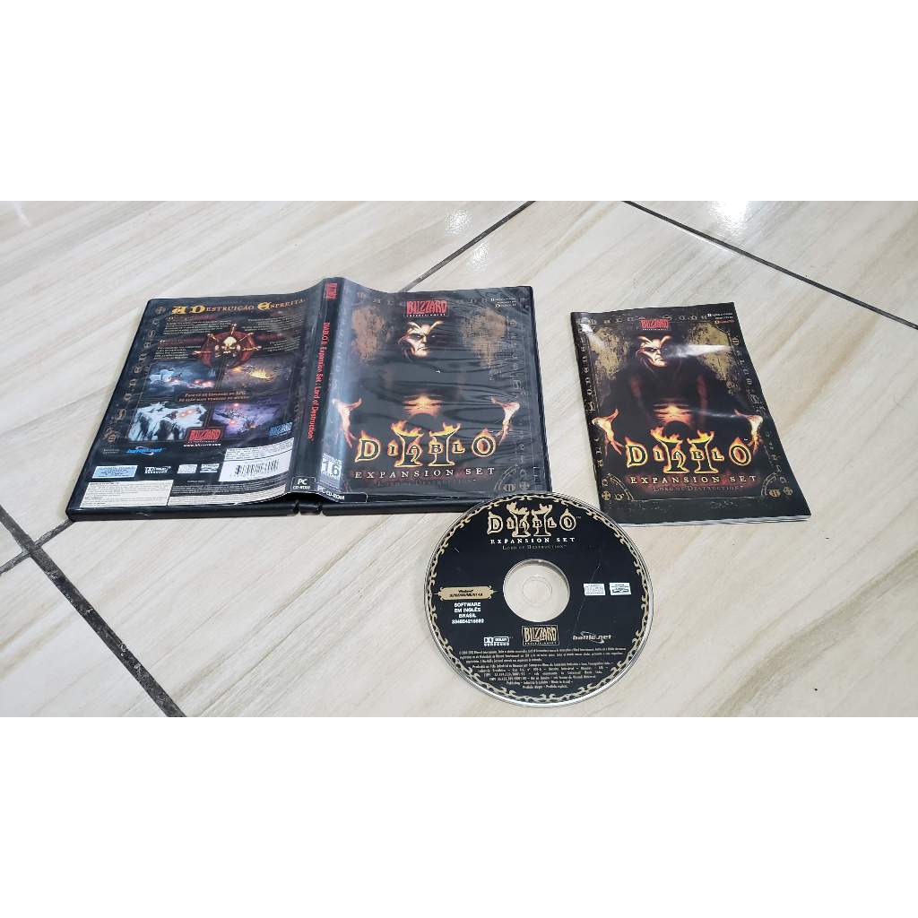 Diablo 2 Expansion Set Lord Of Destruction Pra Pc. G998