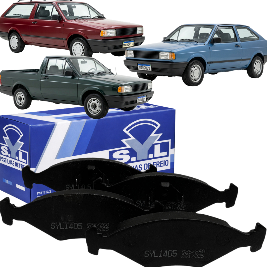 Pastilha De Freio Dianteiro Syl Gol Parati Passat Voyage em Oferta na Shopee
