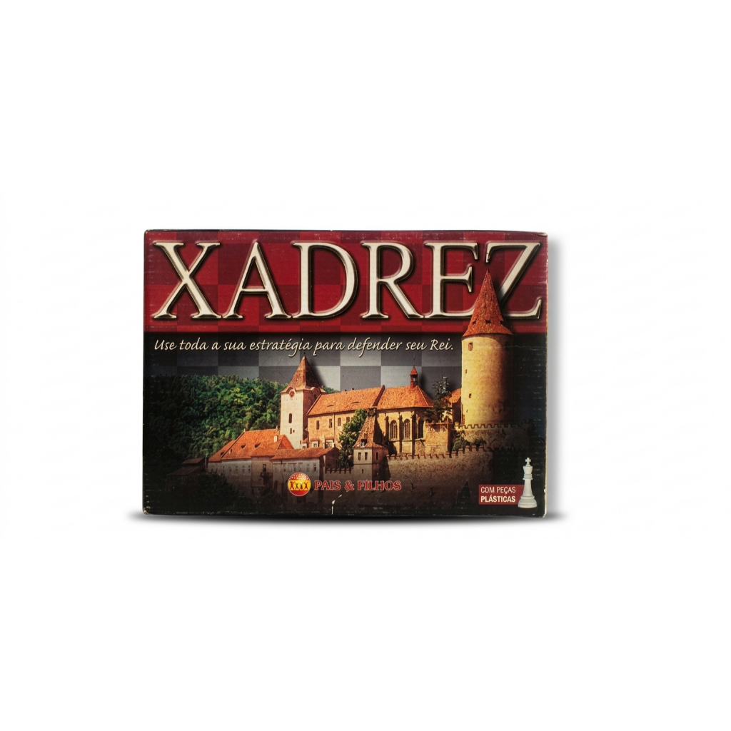Jogo De Xadrez Pais E Filhos - Edição Clássica Com Peças Plásticas