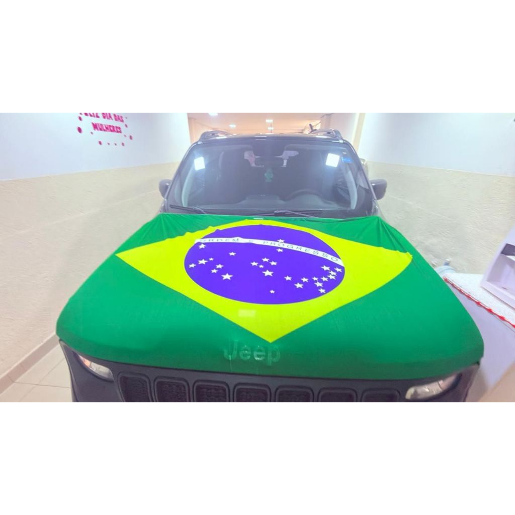Bandeira para Capo de Carro com elástico Copa do mundo 2026