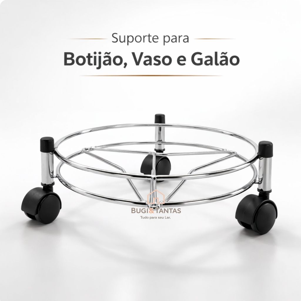 Suporte para Botijão de Gás Reforçado com Estrutura Resistente Multiuso em Oferta na Shopee