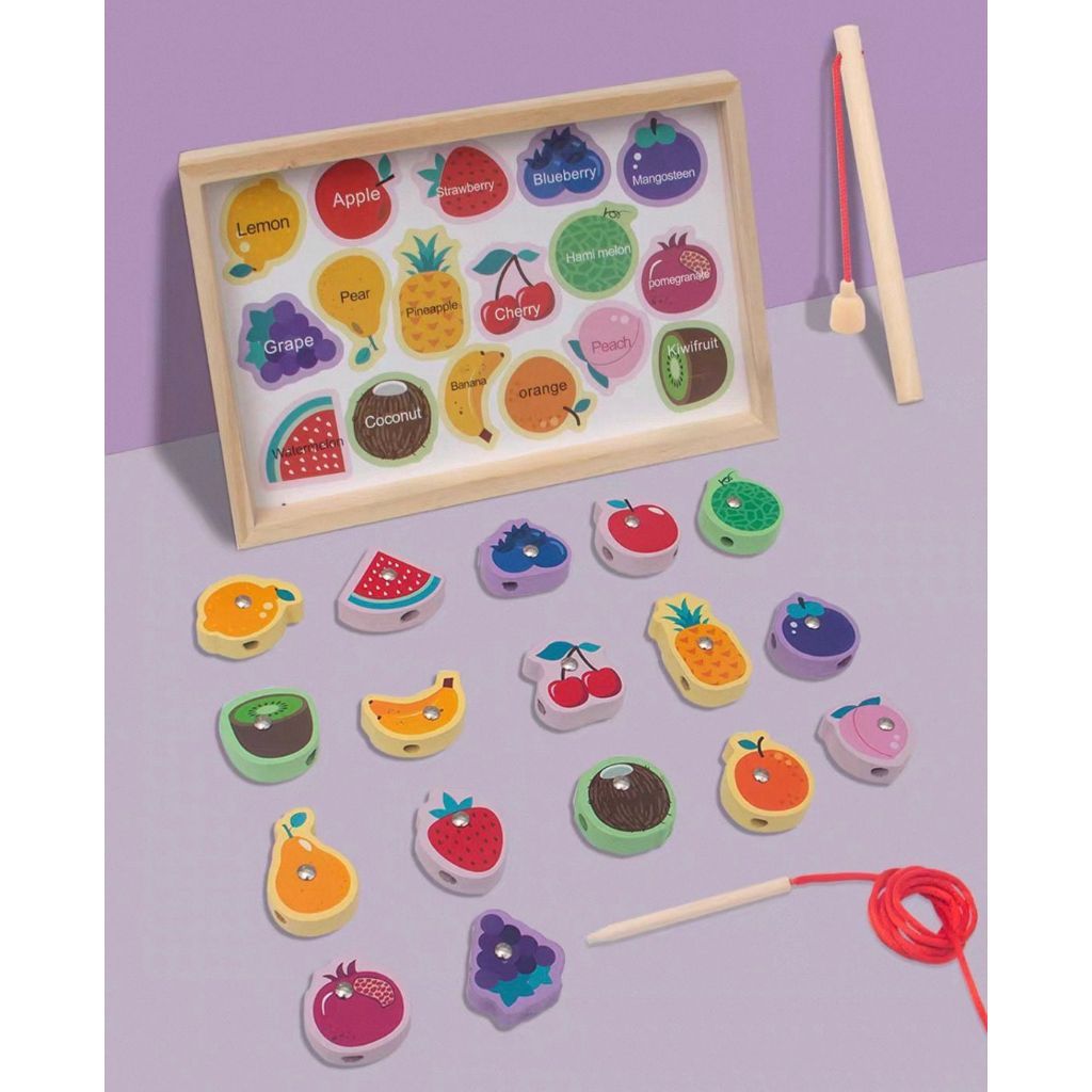 Brinquedo infantil divertido de pesca magnética