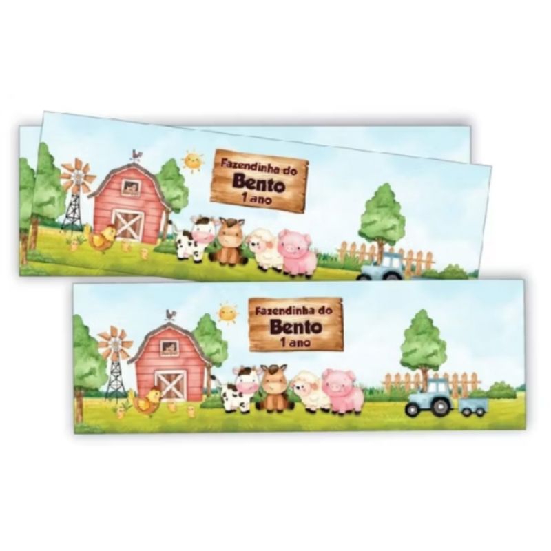 Rótulo adesivo Personalizado para Mini Tubolata 5x6cm - Lembrancinhas Aniversário - todos os temas