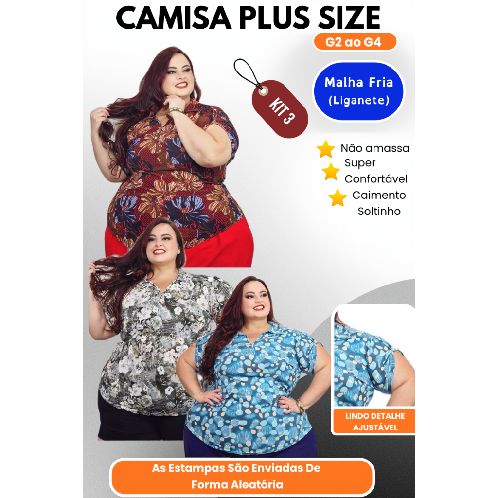Kit 3 Cobre Leg Plus Size Feminino Tapa Bumbum Promoção em Oferta na Shopee