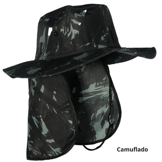 Chapéu Pescador - Protetor de Pescoço – Proteção Solar Estilo Australiano para Pesca e Trilhas