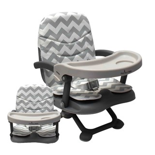 Cadeira de Alimentação Compacta bebe Cadeirinha de Refeição Infantil Bebê Portátil Cloud Cinza Premium Baby Segura