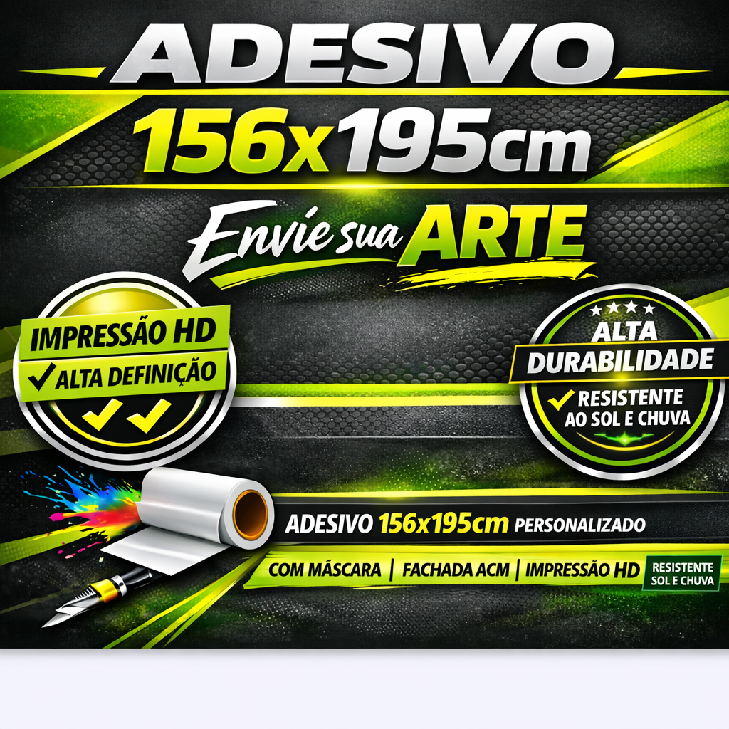 Adesivo Super aderente I Tamanho Premium: 156x195cm I Melhor opção do mercado