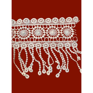 Renda Guipir 15 Metros x 15cm  RR01 Acabamento Luxo Para Artesanato, Moda e Decoração em Oferta na Shopee