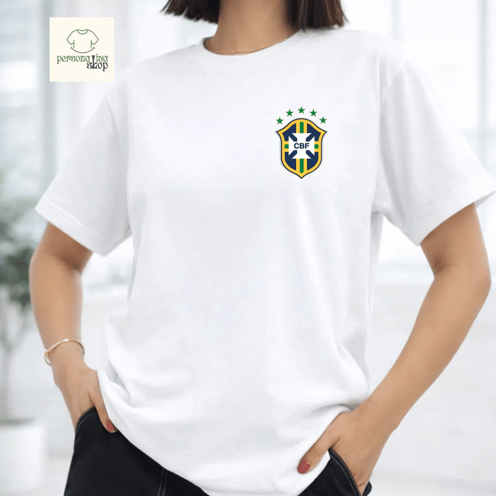 Camisa Camiseta Feminina Copa do Mundo 2026 Blusa Selecao Tshirt Time Tecido Leve Verao Futebol