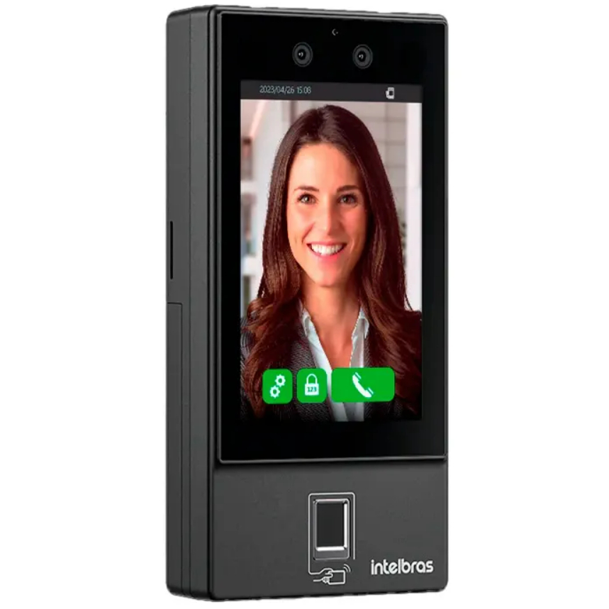 Controlador de Acesso Facial SS 3542 MF Intelbras c/ Biometria Digital