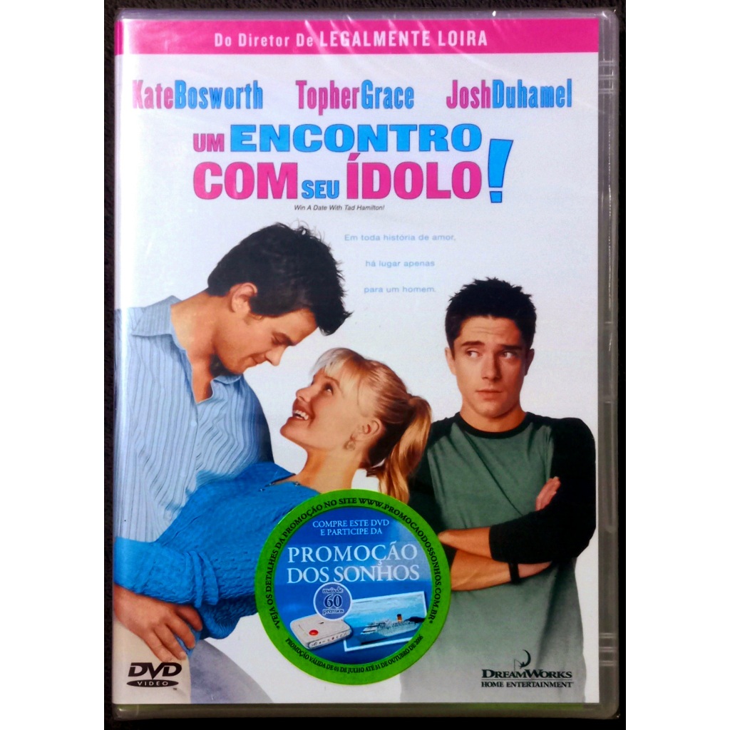[LACRADO] DVD Um Encontro Com Seu Ídolo - (Kate Bosworth/ Topher Grace/ Josh Duhamel)