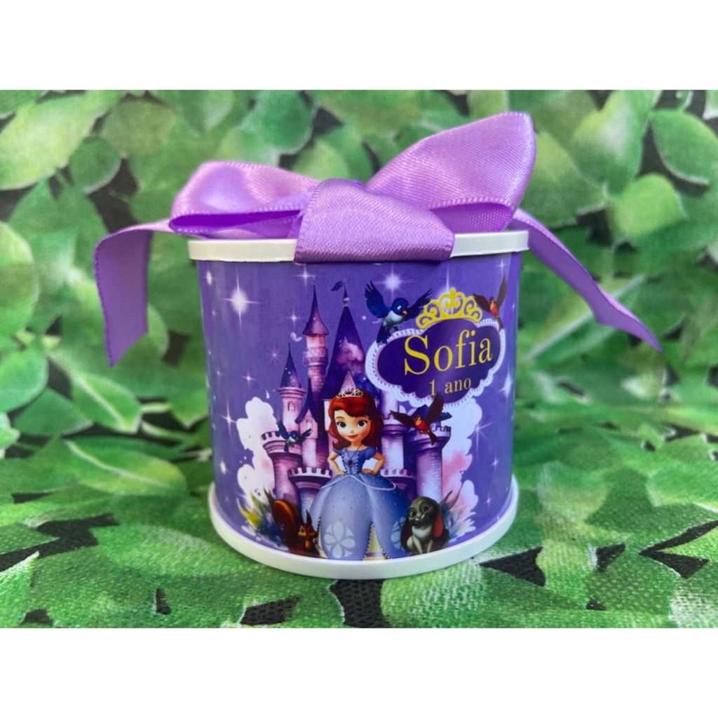 Kit Tubolata Personalizada Princesa Sofia  (5x6cm) Lembrancinha Aniversários, Batizados
