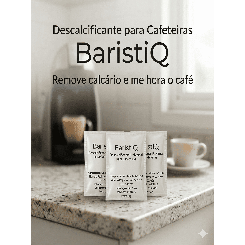 Descalcificante Cafeteira Profissional Remove Calcário Nespresso Dolce Gusto Kit 2 5 10 Sachês
