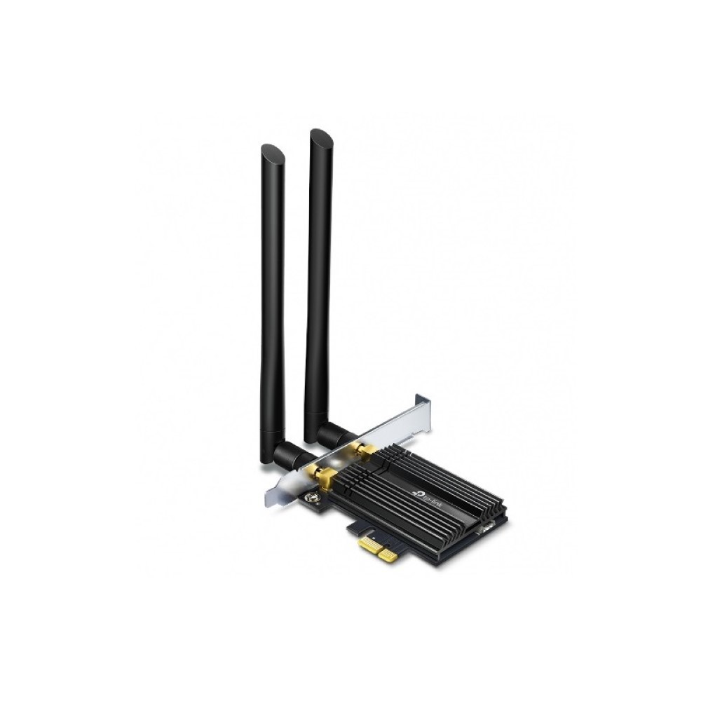 Adaptador TP-Link PCI E-Express TX50E Wi-Fi 6 AX3000 Dual Band Bluetooth 5.0 Com 2 Antenas