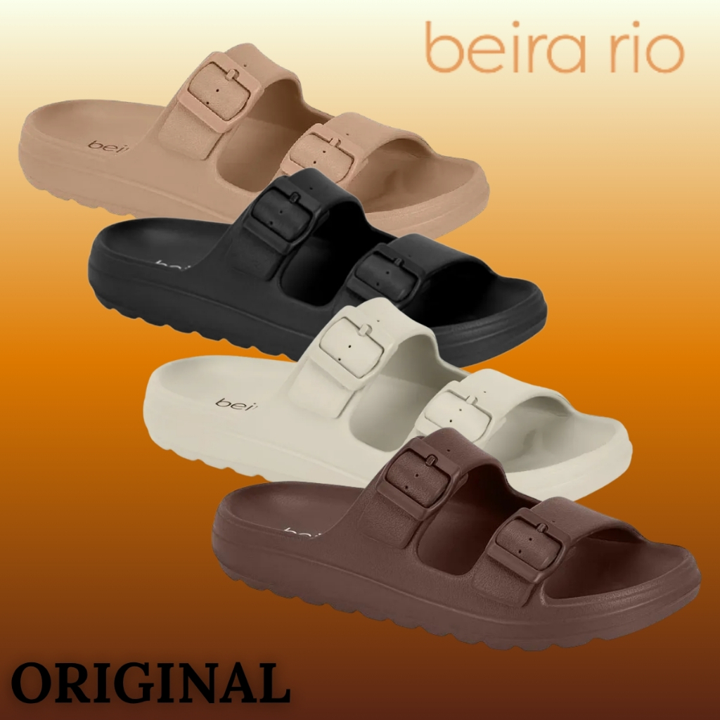 Sandália Beira Rio Feminina EVA Chinelo Nuvem Birken Original Ortopédica Macio
