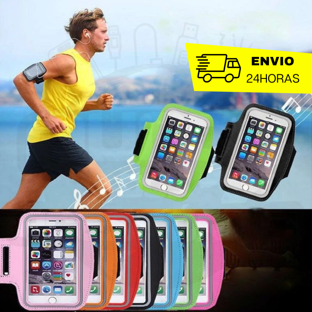 Braçadeira Suporte Porta Celular Braço Corrida Bike Academia