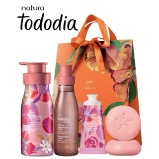 Kit Natura Tododia Flor de Pêssego e Jasmim 4 Produtos Presente Completo Hidratante Original em Oferta na Shopee