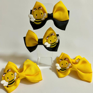 Laço Abelhinha Amarelo Parzinho Abelha Para Cabelo Infantil No Bico de Pato em Oferta na Shopee