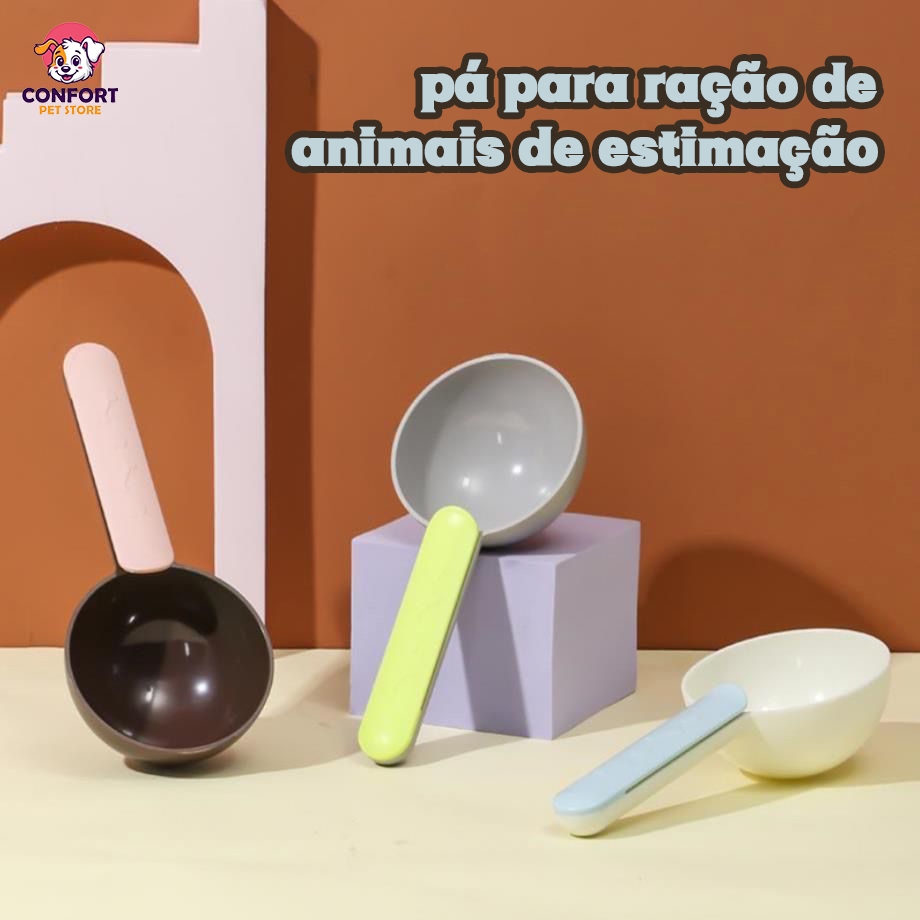 colher para ração de animais de estimação, colher para comida de animais de estimação, colher para ração de cães e gato