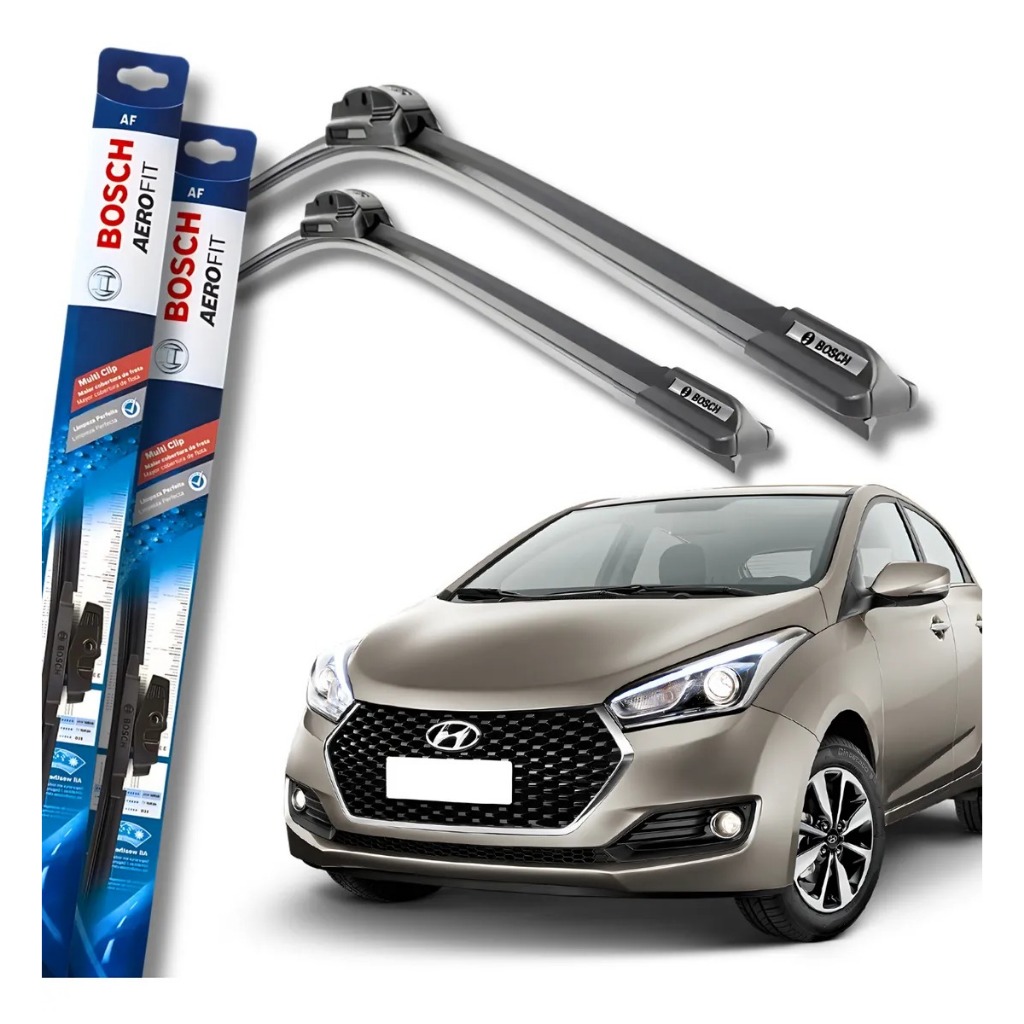 Par de Palheta Limpador de Parabrisa Dianteiro Hyundai Hb20/ Hb20x / Hb20s 2012 2013 2014 A 2019