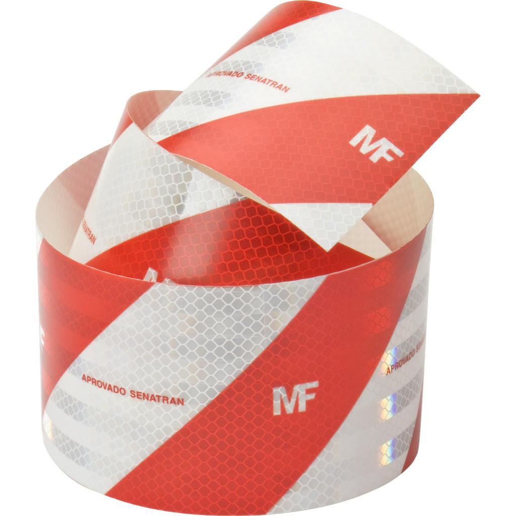 Kit 3 Faixa Refletiva Para-choque De Caminhão  Carreta Carretinha MF 2,40m x 10cm