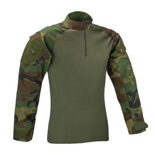 Camisa Combat Shirt Dragon Camuflado Woodland Proteção UV50+ Use Tático