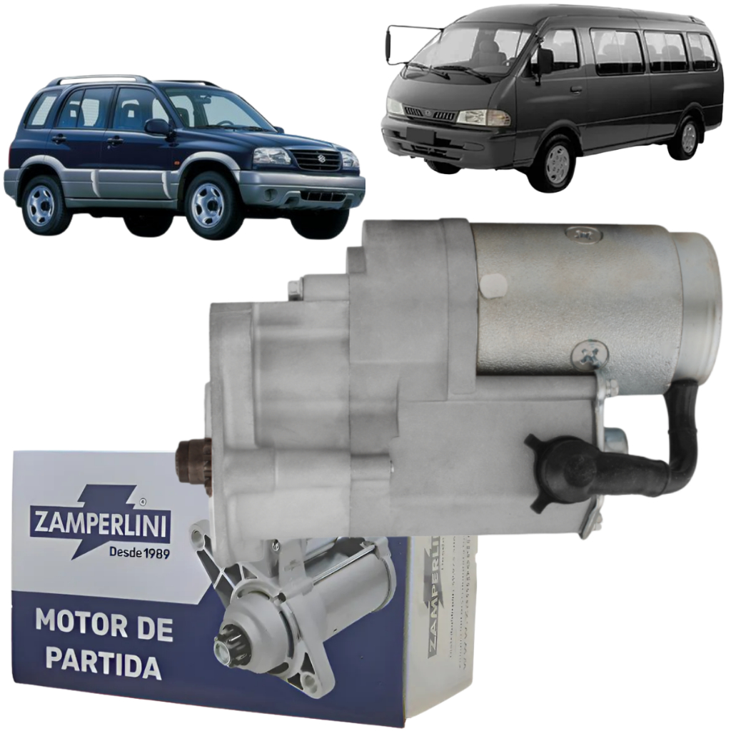 Motor de Partida Arranque Para Kia Besta Sportage 2.2 Suzuki Vitara Grand Vitara 2.0 12v 9 Dentes