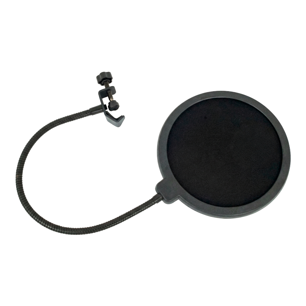Pop Filter Microfone Malha Dupla Nylon Haste Gooseneck Flexível Clamp Mesa Para Podcast Streaming