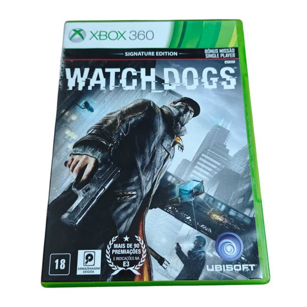 (USADO) Jogo Watch Dogs 1 Xbox 360 Mídia Física