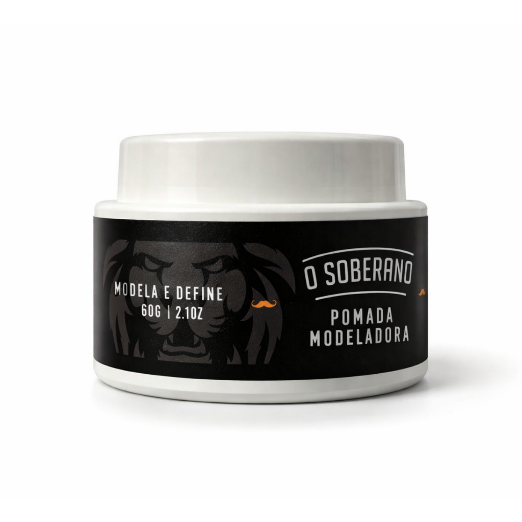Pomada Modeladora Fixador Para Cabelo O Soberano Efeito Duradouro - Efeito Matte