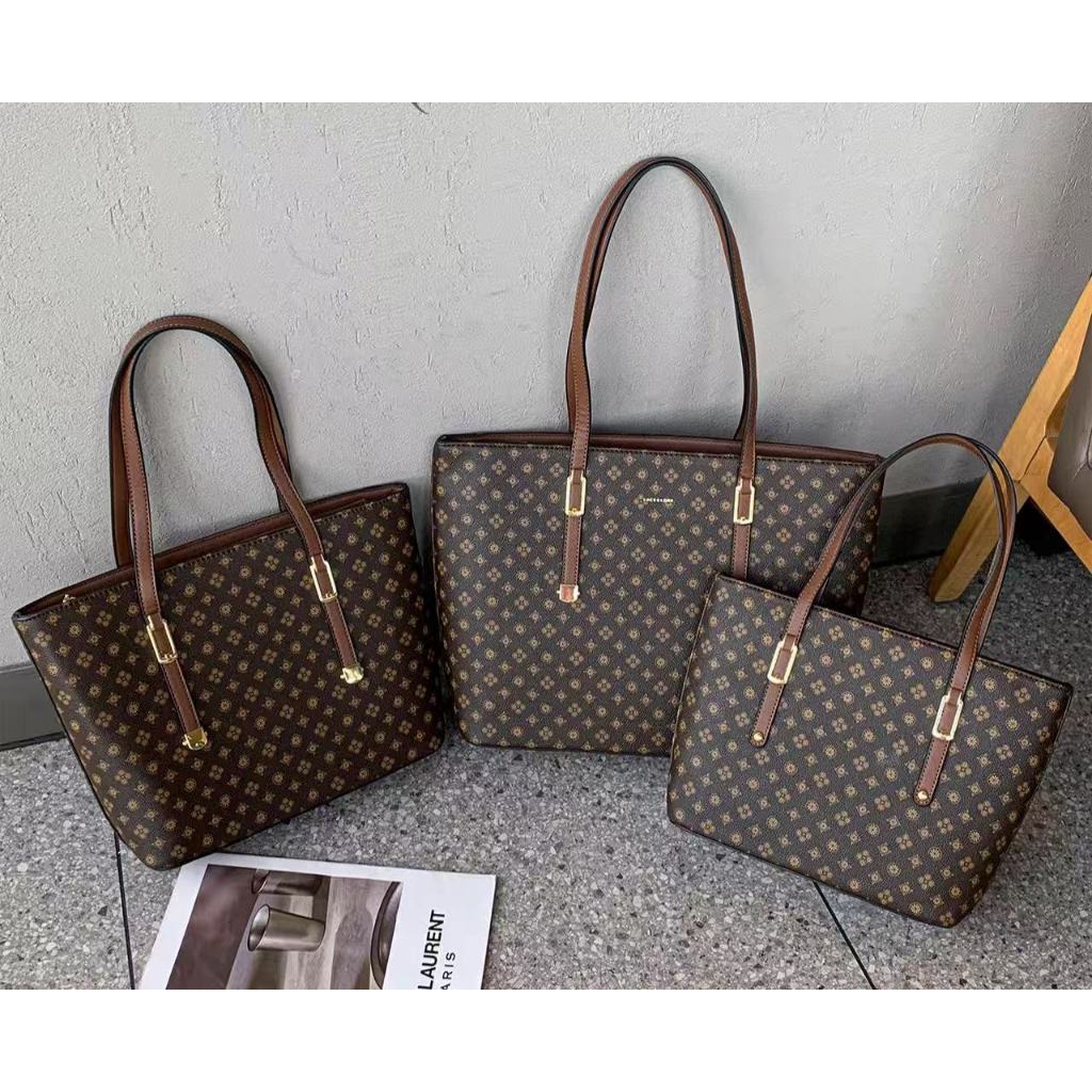 Bolsa Feminina Tote Lace Lore Monograma de Ombro Grande Luxo Elegante  HO-20820 - HO-20824 em Oferta na Shopee