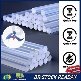 ✅[BR Seller] Bastão Refil Cola Quente 11mm 1KG 30cm Grosso Transparente para Pistola Arte Escola em Oferta na Shopee