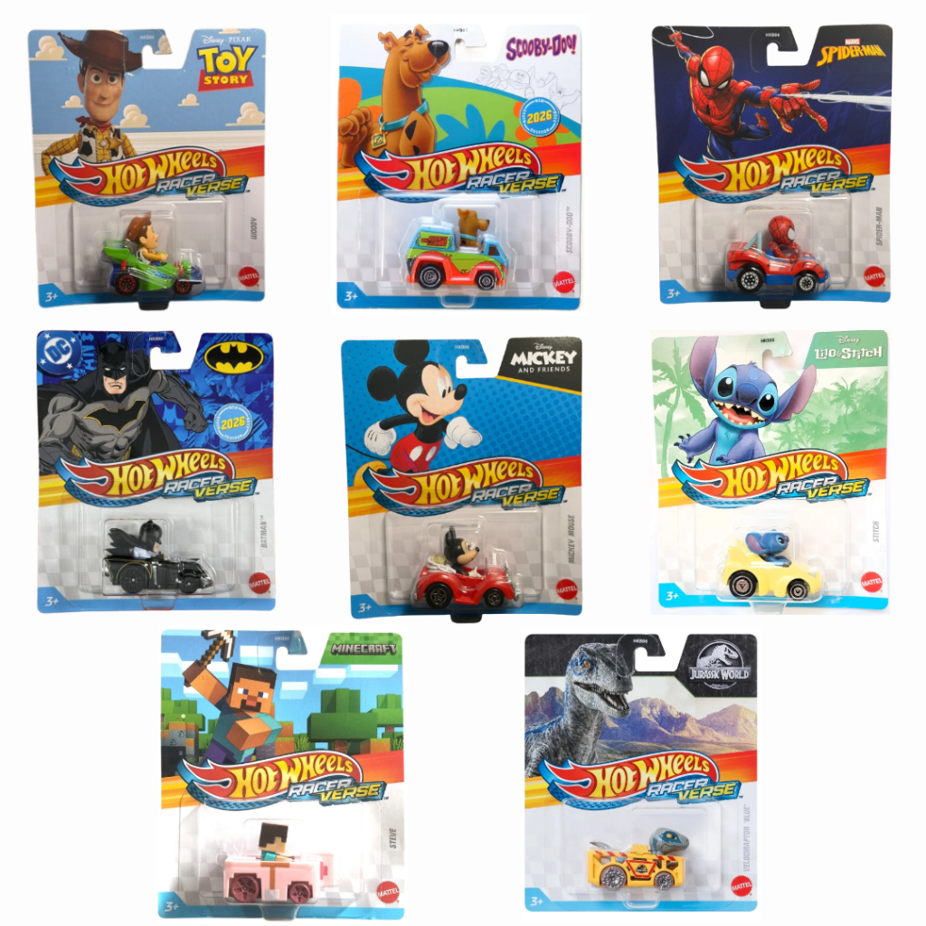 Hot Wheels RacerVerse Miniatura 1/64 - Vários Modelos Carrinhos Mattel