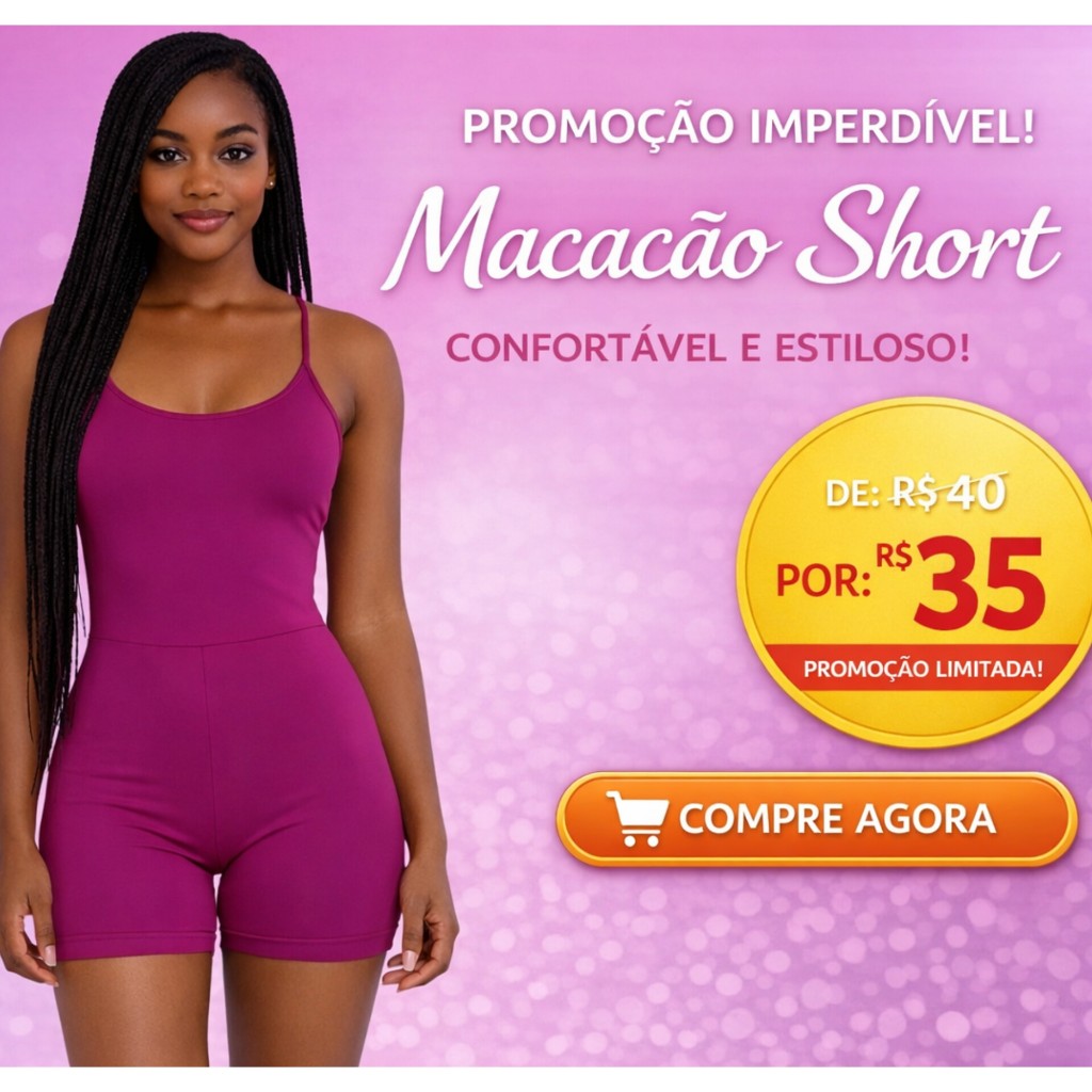Macaquinho Feminino, Fitness, Esportivo Curto, Academia, de Alcinha, moda blogueira, Com bojo, Femenino