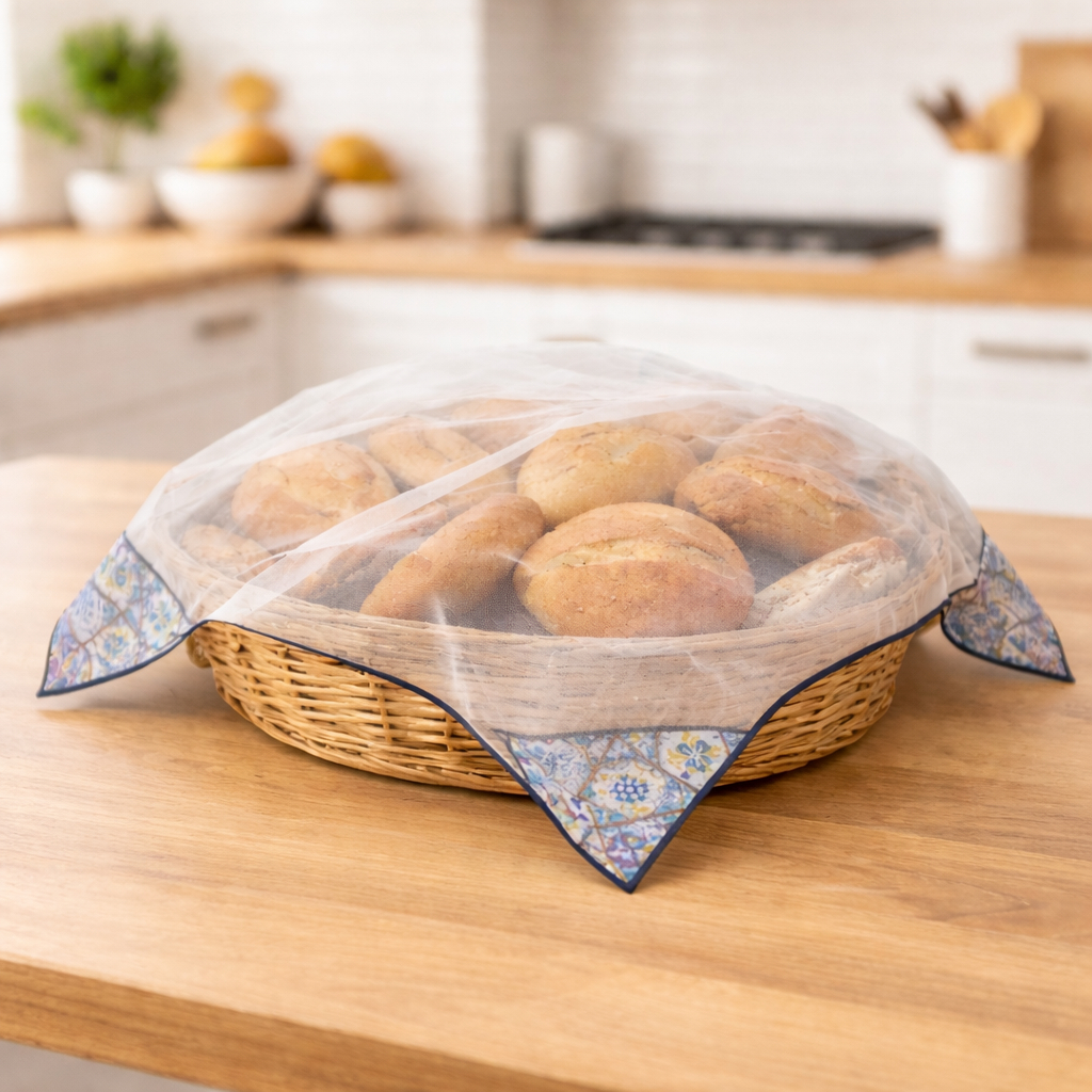 Protetor de Alimento, Cobre Lanche , Cobre Alimentos Tule Cristal, 50 x 50 ou 100 x 100 em Oferta na Shopee