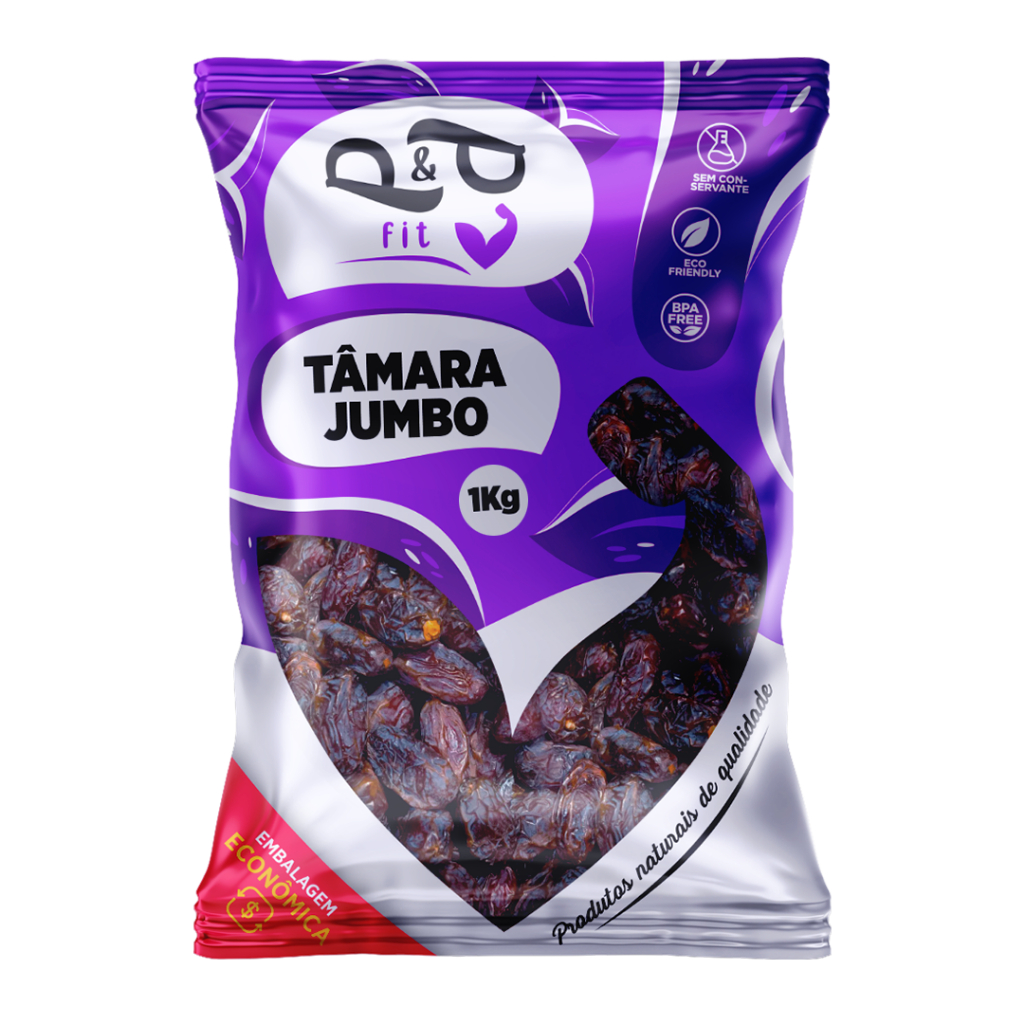 Tamara Jumbo Fresca 1kg Carnuda Tâmara Medjool - P&P