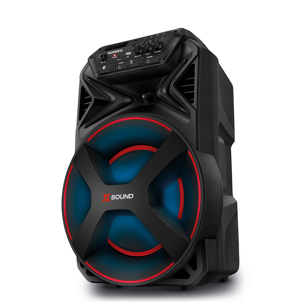 Caixa de Som Amplificada Mondial Cm-300-n Bivolt