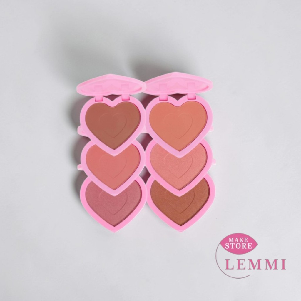 Blush Compacto Matte e Cintilante Dopamine RUBY ROSE