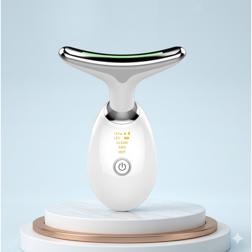 Massageador Facial Elétrico Profissional Anti Idade Lifting Rosto Pescoço Cuidados Estéticos