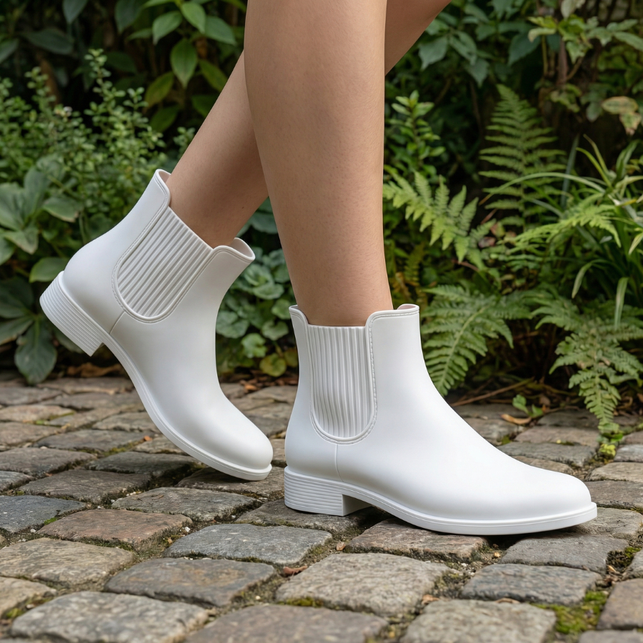Bota Coturno Feminino Tratorado de Cano Curto para Moda Casual