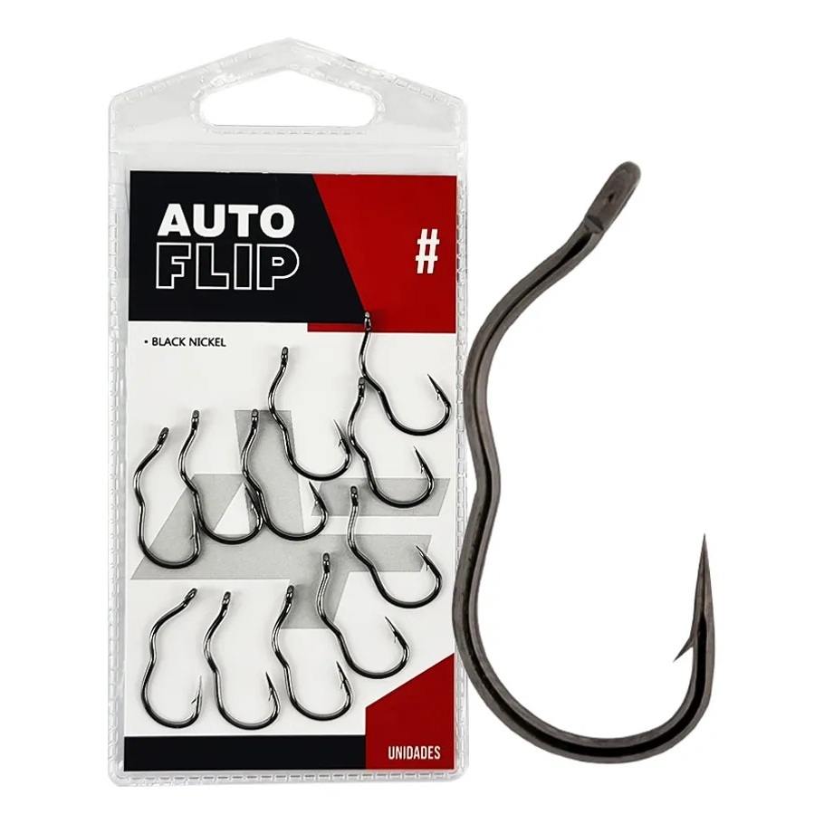 Anzol Albatroz Auto-Flip Fisgada Automática - Tamanhos