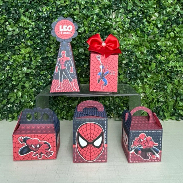 Personalizados homem aranha - PEGUE E MONTE - Lembrancinhas Personalizadas