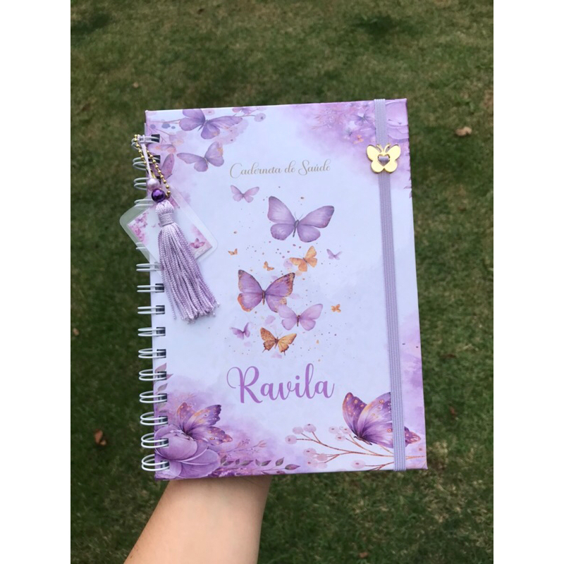 caderneta de vacinação / saúde personalizada menina atualizada em Oferta na Shopee