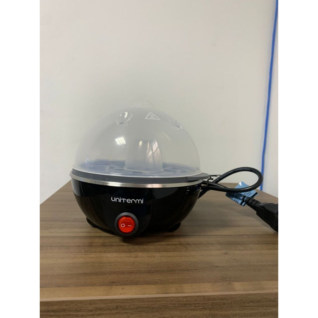 Cozedor de Ovos Portátil Elétrico à Vapor - Cozinha Rápida e Portátil para 7 Ovos