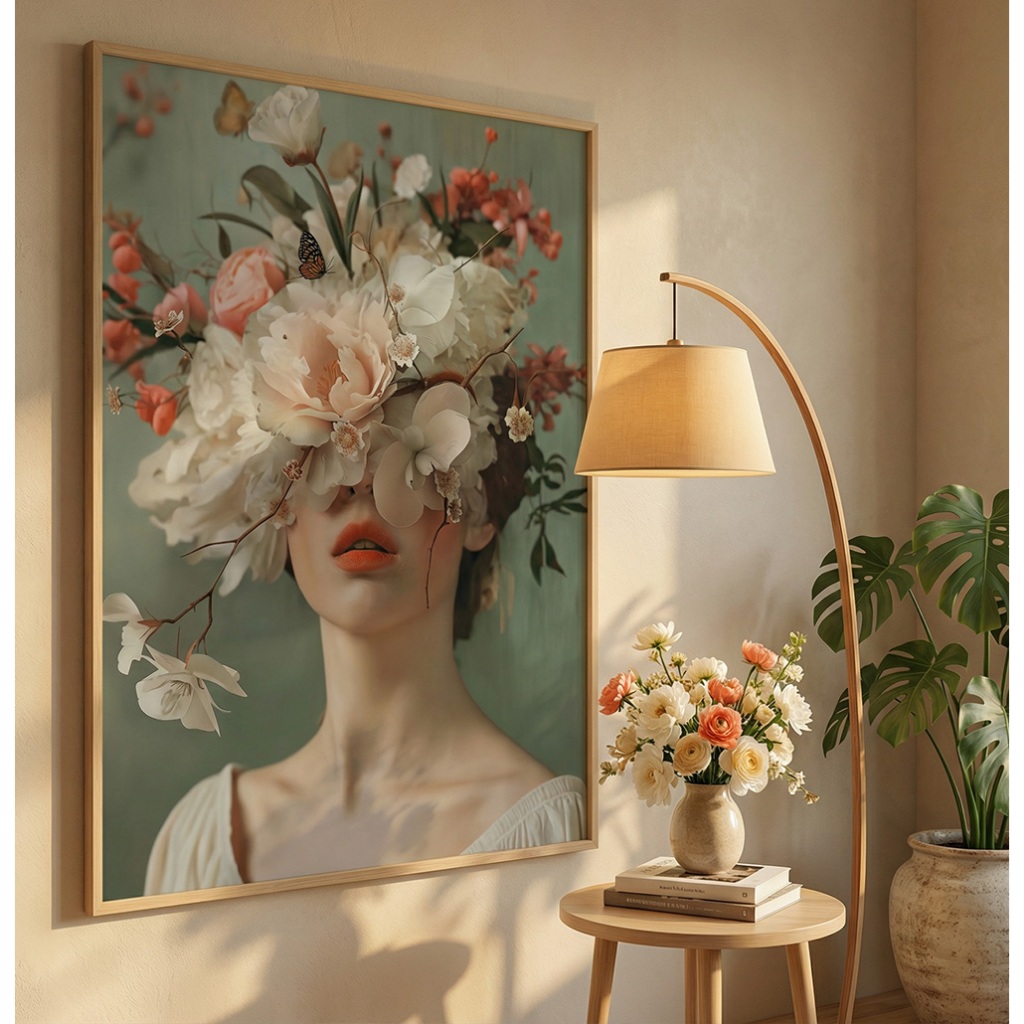 Quadro Para Quarto Feminino Quadro Salão De Beleza Quadro Decorativo Com Moldura