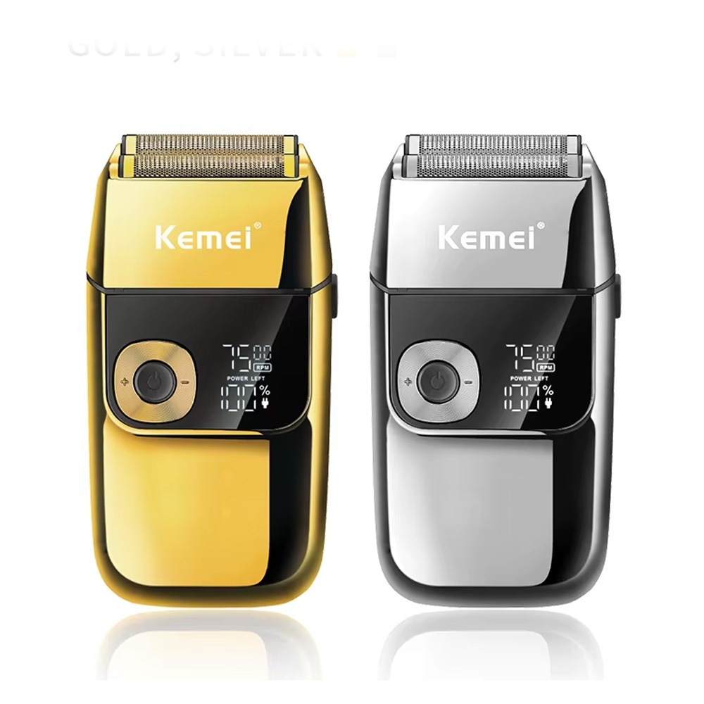 Máquina Profissional  De Acabamento Barbeador 2em1 Shaver Finalizador KM-2028