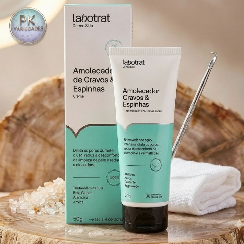 Amolecedor De Cravos E Espinhas Labotrat - 50g em Oferta na Shopee