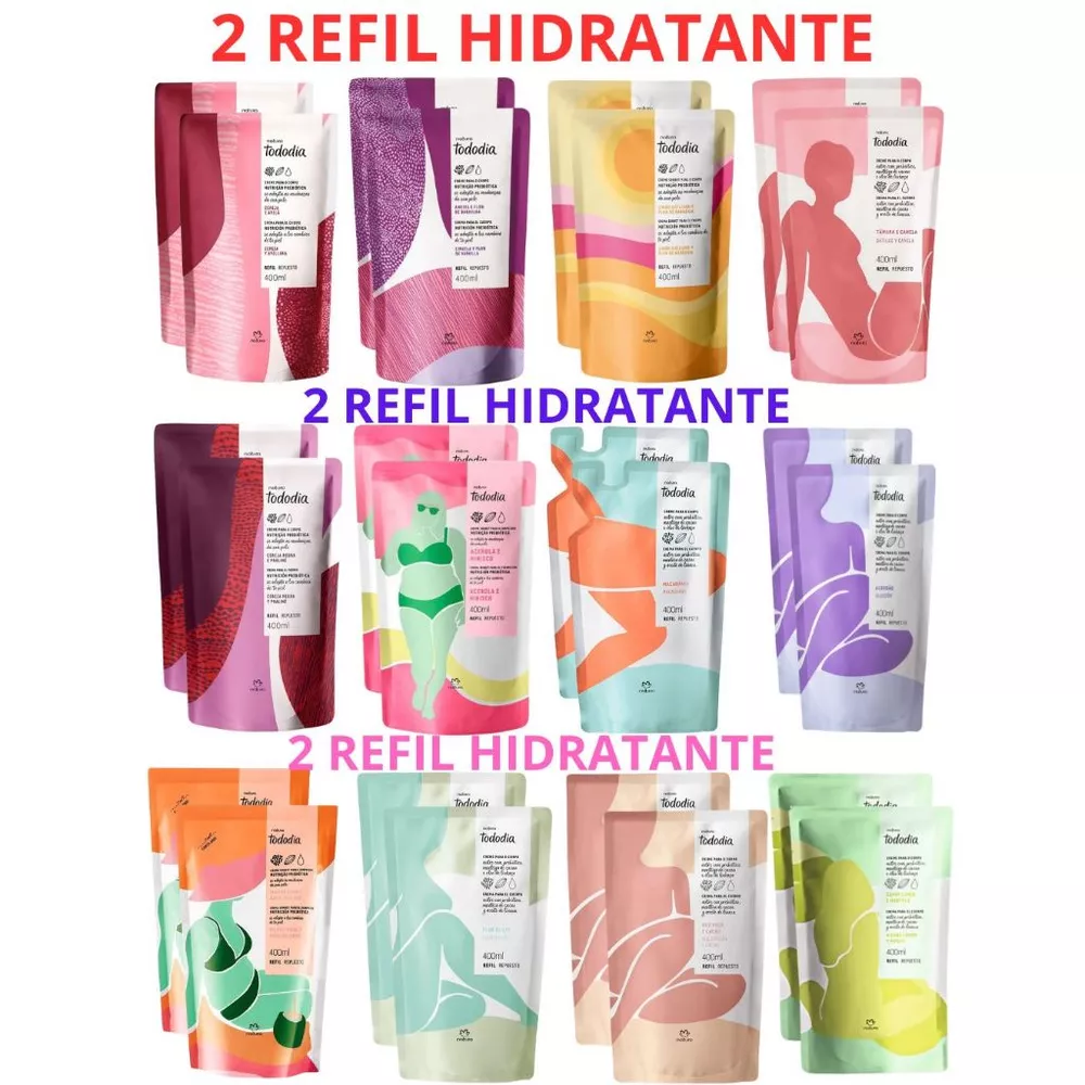 Natura 2 Refil Do Hidratante Tododia (GARANTIA DE ORIGINALIDADE)