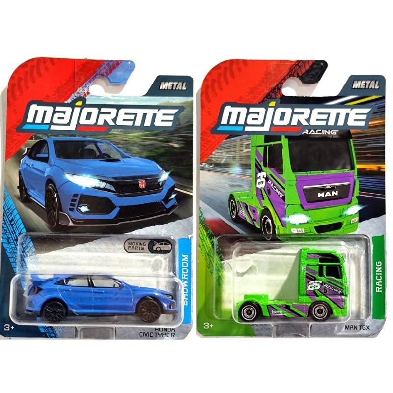 Miniatura 1/64 Majorette, formula, Toyota Supra, Porsche 718, Renault Twingo